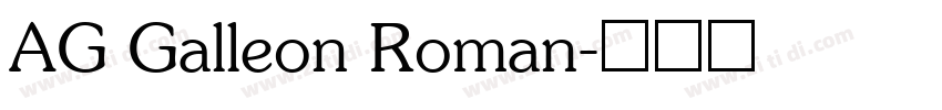 AG Galleon Roman字体转换 AG Galleon Roman字体转换